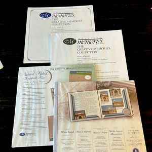 NIB - Creative Memories ruled and family chart pages